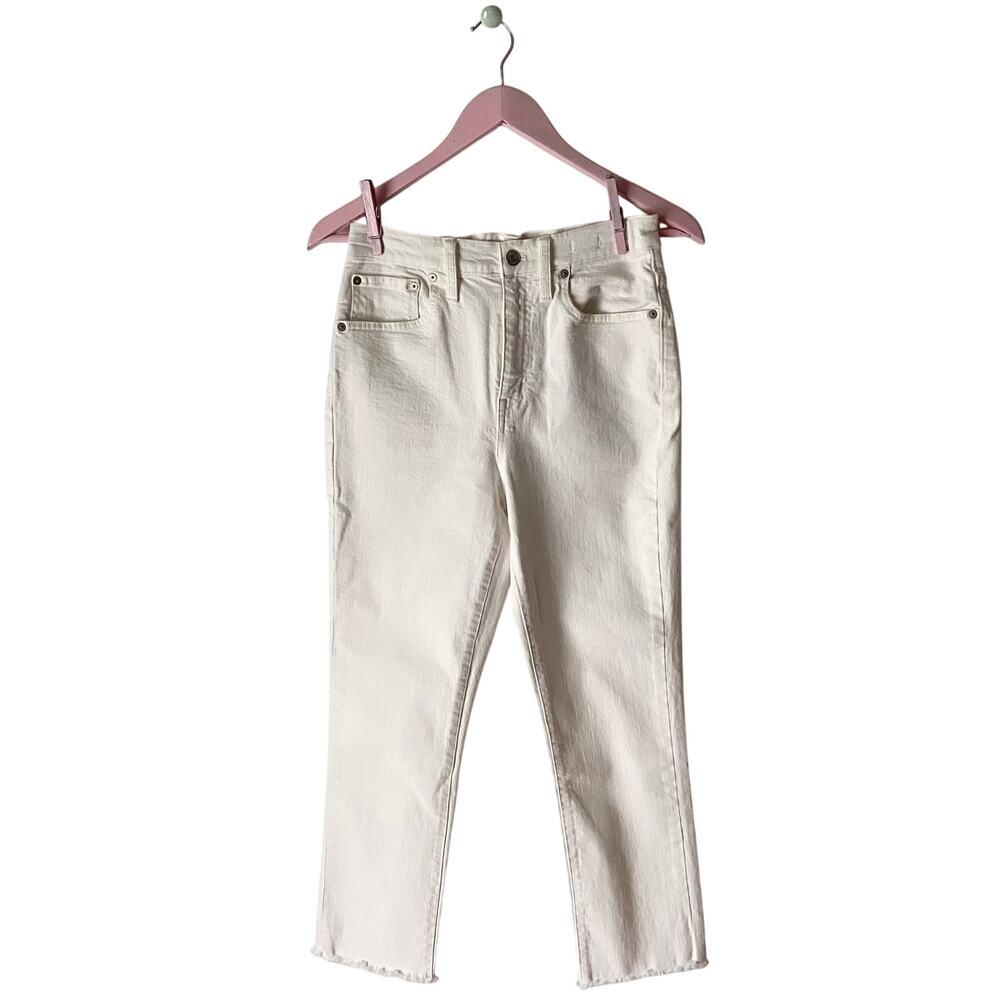 Madewell Women's White Ankle & Cropped Jeans